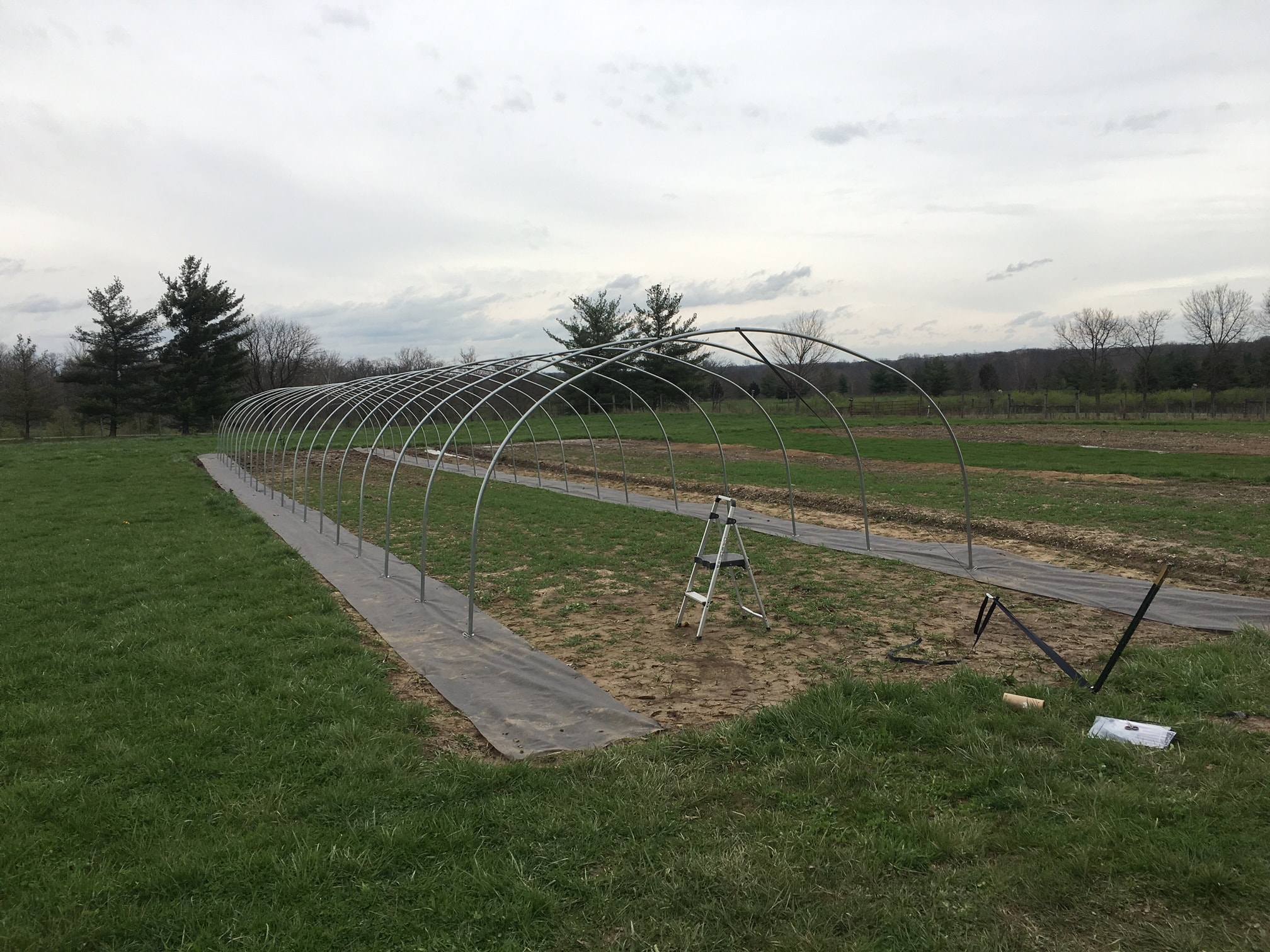 Caterpillar Tunnel Ready for Plastic