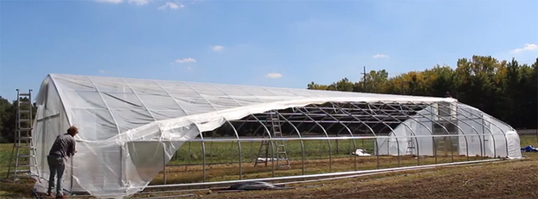 Greenhouse Plastic for greenhouse roll up sides